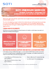 Download the SOTI Premium Service brochure